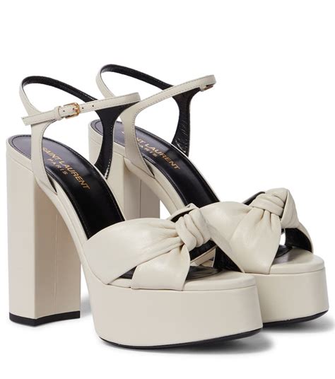 ysl platform heels bianca|yves saint laurent platform heels.